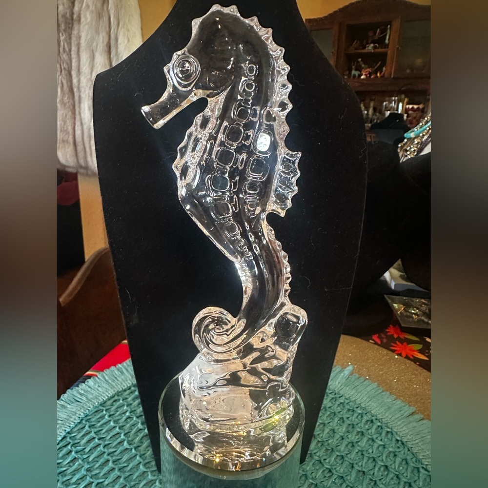 Waterford Seahorse Paperweight